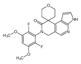 1513858-01-9 structure, C22H21F2N3O4