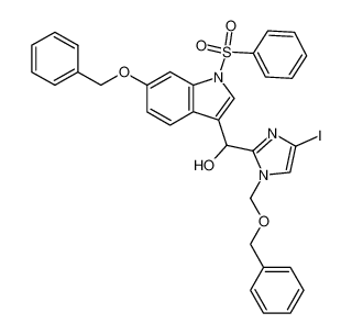 180633-60-7 spectrum, (1-benzenesulfonyl-6-benzyloxy-1H-indol-3-yl)-(1-benzyloxymethyl-4-iodo-1H-imidazol-2-yl)-methanol