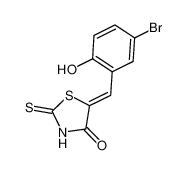 6318-35-0 (5Z)-5-[(5-bromo-2-hydroxyphenyl)methylidene]-2-sulfanylidene-1,3-thiazolidin-4-one