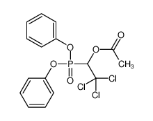 (2,2,2-trichloro-1-diphenoxyphosphorylethyl) acetate 74548-80-4