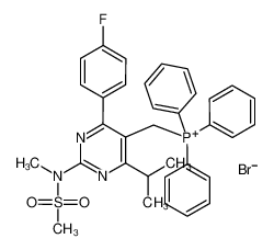 885477-83-8 [4-(4-氟苯基)-6-异丙基-2-(N-甲基-N-甲磺酰胺基)-5-嘧啶基]三苯基溴化膦