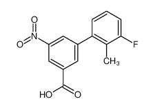 1261962-57-5 structure, C14H10FNO4