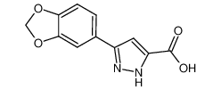 3-(1,3-benzodioxol-5-yl)-1H-pyrazole-5-carboxylic acid 890621-48-4