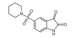 5-(1-哌啶基磺酰基)-1H-吲哚-2,3-二酮