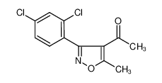 1-[3-(2,4-dichlorophenyl)-5-methyl-1,2-oxazol-4-yl]ethanone 169814-56-6