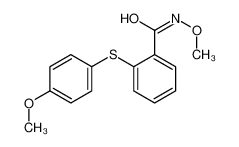 89114-61-4 N-methoxy-2-(4-methoxyphenyl)sulfanylbenzamide