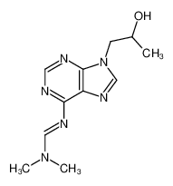 123156-45-6 structure, C11H16N6O