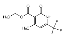 4-methyl-2(1H)-oxo-6-(trifluoromethyl)pyridine-3-carboxylic acid ethyl ester 116548-06-2