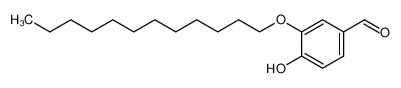 874271-88-2 spectrum, Benzaldehyde, 3-(dodecyloxy)-4-hydroxy-