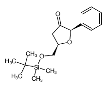 (+)-(2R,5R)-5-(tert-butyldimethylsilyloxymethyl)-2-phenyl-3-oxotetrahydrofuran 873438-44-9