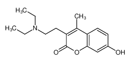 3-[2-(diethylamino)ethyl]-7-hydroxy-4-methylchromen-2-one 49652-64-4