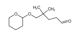 4,4-dimethyl-5-(tetrahydro-2H-pyran-2-yloxy)pentanal 141424-11-5