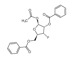 1-O-acetyl-2,5-di-O-benzoyl-3-deoxy-3-fluoro-β-D-ribofuranose 122654-34-6