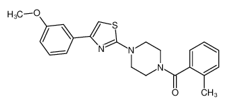 606088-60-2 structure, C22H23N3O2S