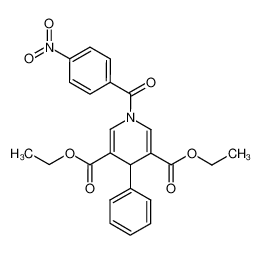 83301-02-4 diethyl 1-(4-nitrobenzoyl)-4-phenyl-1,4-dihydropyridine-3,5-dicarboxylate