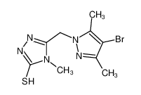 175202-35-4 structure, C9H12BrN5S