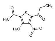 119754-36-8 1-(5-(ethylsulfinyl)-3-methyl-4-nitrothiophen-2-yl)ethanone