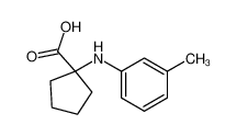 1-[(3-Methylphenyl)amino]cyclopentanecarboxylic acid 500283-74-9