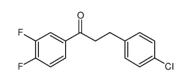 3-(4-chlorophenyl)-1-(3,4-difluorophenyl)propan-1-one 898788-47-1