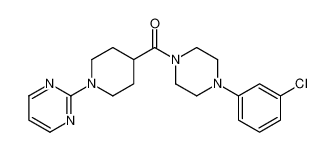 [4-(3-Chlorophenyl)-1-piperazinyl][1-(2-pyrimidinyl)-4-piperidiny l]methanone 605621-28-1