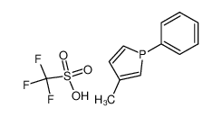 104629-25-6 trifluoromethanesulfonic acid compound with 3-methyl-1-phenyl-1H-phosphole