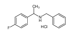 BENZYL-[1-(4-FLUORO-PHENYL)-ETHYL]-AMINE HYDROCHLORIDE 820245-52-1