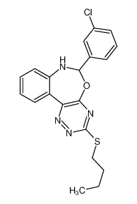 5662-91-9 structure, C20H19ClN4OS