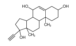 (3S,7R,8R,9S,10R,13S,14S,17R)-17-ethynyl-10,13-dimethyl-1,2,3,4,7,8,9,11,12,14,15,16-dodecahydrocyclopenta[a]phenanthrene-3,7,17-triol 1004264-32-7