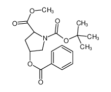 121147-94-2 (2S,4S)-1-tert-Butyl 2-methyl 4-(benzoyloxy)pyrrolidine-1,2-dicarboxylate