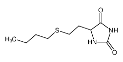 98881-19-7 5-(2-butylmercapto-ethyl)-imidazolidine-2,4-dione