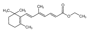 ethyl (2E,4E,6E)-5-methyl-7-(2,6,6-trimethyl-1-cyclohexen-1-yl)-2,4,6-hepta-trienoate 74109-37-8