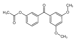 [3-(3,5-dimethoxybenzoyl)phenyl] acetate 890099-02-2