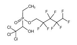 111257-14-8 structure, C9H10Cl3F8O3P