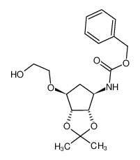 N-[(3aS,4R,6S,6aR)-四氢-6-(2-羟基乙氧基)-2,2-二甲基-4H-环戊烯并-1,3-二氧杂环戊烷-4-基]氨基甲酸苯甲酯