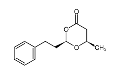 99902-26-8 (2R,6R)-6-methyl-2-(2'-phenylethyl)-1,3-dioxan-4-on