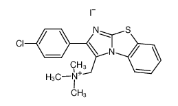 121060-40-0 structure, C19H19ClIN3S