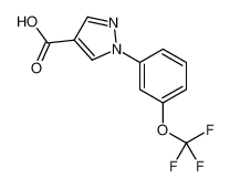 1-[3-(trifluoromethoxy)phenyl]pyrazole-4-carboxylic acid 1260773-08-7