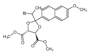 281223-31-2 spectrum, (4R,5R)-dimethyl 2-(1-bromoethyl)-2-(6-methoxynaphthalen-2-yl)-1,3-dioxolane-4,5-dicarboxylate