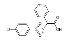 2-[(4-chlorophenyl)sulfonylamino]-2-phenylacetic acid 117309-47-4