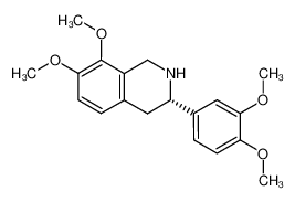 870282-79-4 spectrum, (3S)-3-(3,4-dimethoxyphenyl)-7,8-dimethoxy-1,2,3,4-tetrahydroisoquinoline