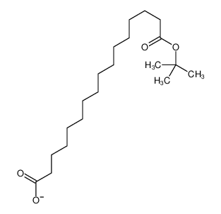 16-[(2-methylpropan-2-yl)oxy]-16-oxohexadecanoate