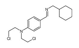 N,N-bis(2-chloroethyl)-4-(cyclohexylmethyliminomethyl)aniline