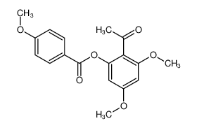 83171-42-0 (2-acetyl-3,5-dimethoxyphenyl) 4-methoxybenzoate