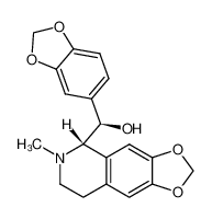 131681-58-8 spectrum, [R-(R*,R*)]-α-1,3-benzodioxol-5-yl-5,6,7,8-tetrahydro-6-methyl-1,3-dioxolo[4,5-g]isoquinoline-5-methanol