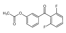 3-(2,6-二氟苯甲酰)苯基乙酸酯