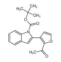 872168-83-7 spectrum, tert-butyl 2-(2-acetylfuran-3-yl)-1H-indole-1-carboxylate