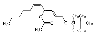 119125-36-9 (2E,5Z)-4-acetoxy-1-dimethyl-t-butylsilyloxyundeca-2,5-diene