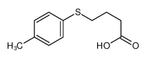 4-(4-methylphenyl)sulfanylbutanoic acid 18850-48-1