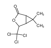 72345-89-2 spectrum, 6,6-dimethyl-4-trichloromethyl-3-oxa-bicyclo(3,1,0)-hexane-2-one