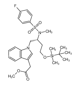 1218918-80-9 structure, C28H39FN2O5SSi